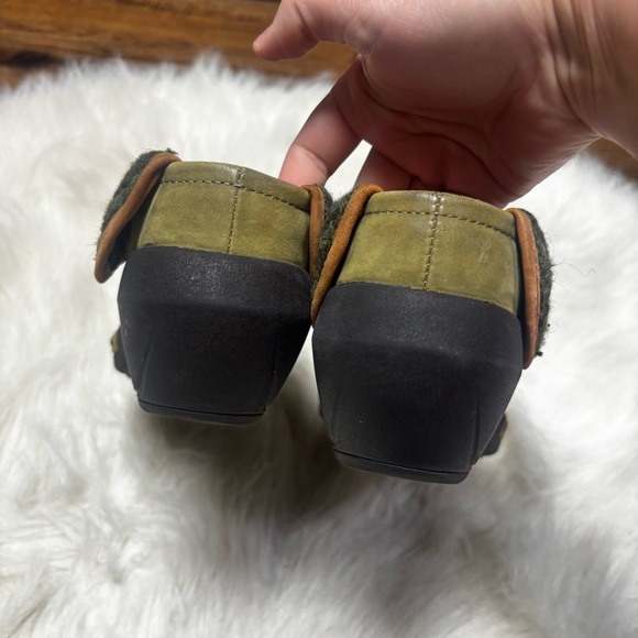 Merrell Luxe Knit Olive Slip On Mules Clogs Women's 7.5 - Picture 9 of 11